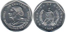 coin Guatemala 1 centavo 1999