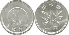 japanese coin 1 yen 2019