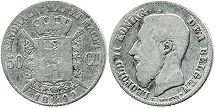 coin Belgium 50 centimes 1899