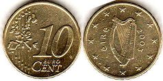coin Ireland 10 euro cent 2003