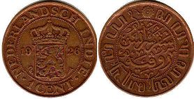 coin Netherlands East-Indies 1 cent 1926