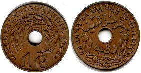coin Netherlands East-Indies 1 cent 1942