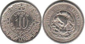 coin Mexico 10 centavos 1936