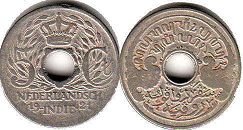 coin Netherlands East-Indies 5 cents 1921