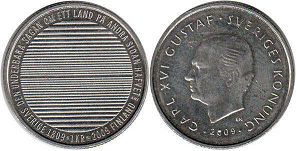 coin Sweden 1 krona 2009