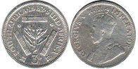 old coin South Africa 3 pence 1932