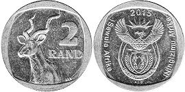 coin South Africa 2 rand 2015