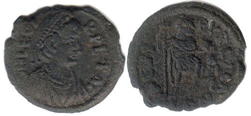coin Roman Empire Leo I the Thracian