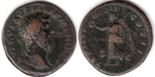 coin Roman Empire Lucius Verus as