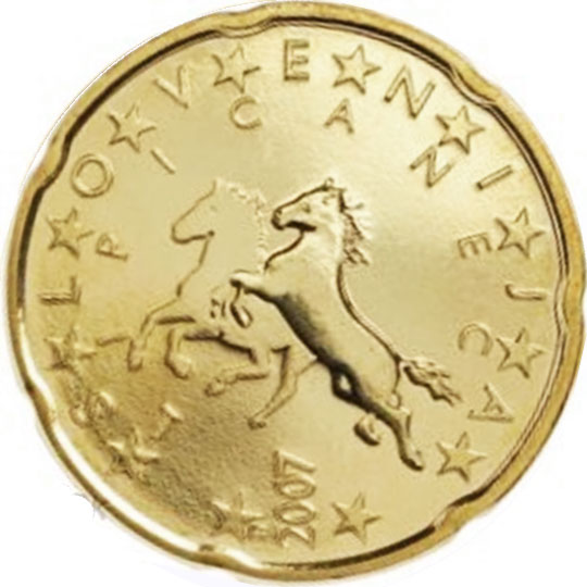 coin 20 euro cent slovenia