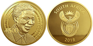 coin South Africa 500 rand 2018