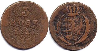 coin Poland 3 grosch 1812
