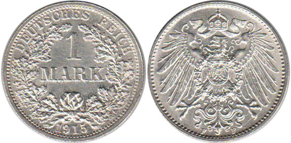 German 1 Mark 1891-1916