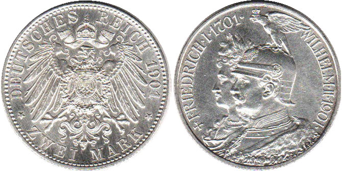 German 2 Mark 1901