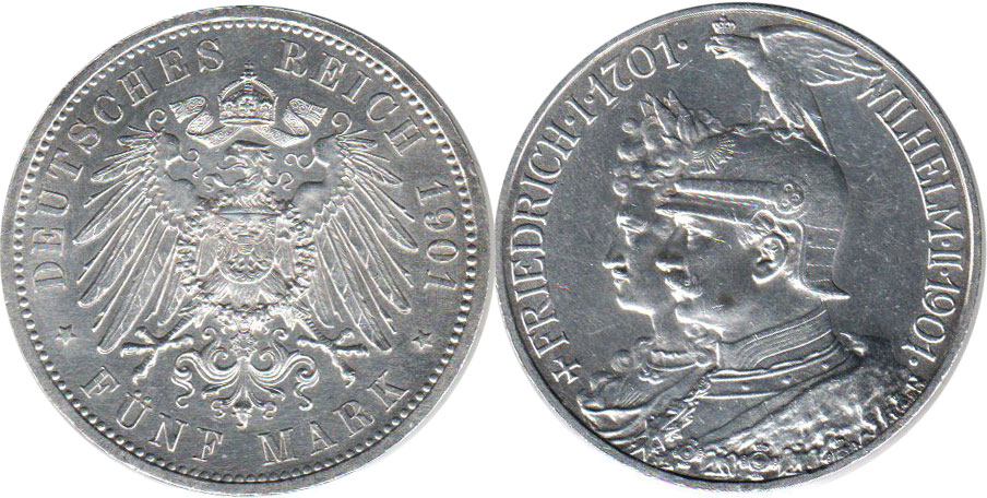 German 5 Mark 1901