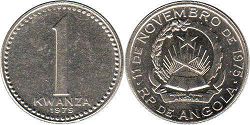 coin Angola 1 kwanza 1979
