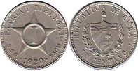 coin Cuba 1 centavo 1920