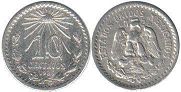 moneda Mexico 20 centavos 1925
