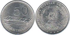 coin Mozambique 50 centavos 1982