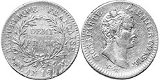 pièce de monnaie France 1/2 franc 1803