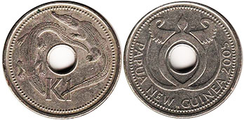 coin Papua New Guinea 1 kina 2005