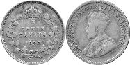 piece canadian old monnaie 5 cents 1920