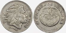 coin Colombia 10 centavos 1960