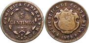 coin Costa Rica 5 centimos 1929