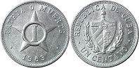 moneda Cuba 1 centavo 1983