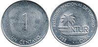 coin Cuba 1 centavo 1988