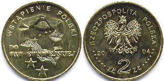 Polska 2 zlote 2004