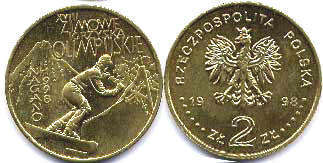 Polska 2 zlote 1998