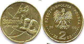 Polska 2 zlote 2000