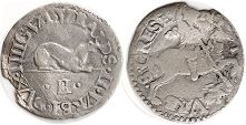 moneta Urbino Armellino (1/2 carlino) senza data (1538-1574)
