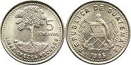 coin Guatemala 5 centavos 1985