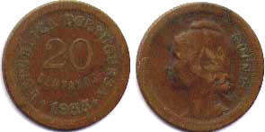 Portugal Guinea 20 centavos GUINE