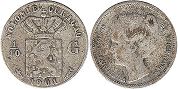 coin Curacao 1/10 gulden 1901