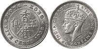 香港硬币 5 仙 1938