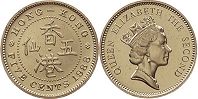 香港硬币 5 仙 1988