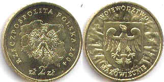 Polska 2 zlote 2004