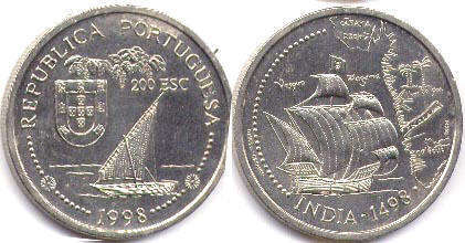 Portugal 200 escudos 1998