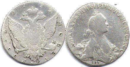Russia 1 rouble 1772