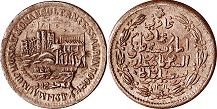 coin Muscat & Oman 1/12 anna 1893