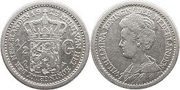 monnaie Pays-Bas 1/2 gulden 1913