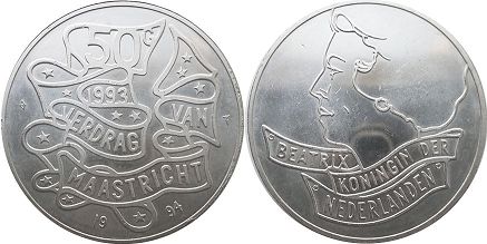 coin Netherlands 50 gulden 1994