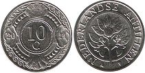 coin Netherlands Antilles 10 cents 2014