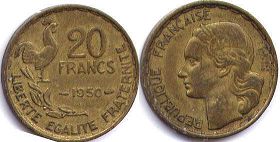 France 20 francs 1950