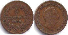 Baden 1/2 kreuzer 1852