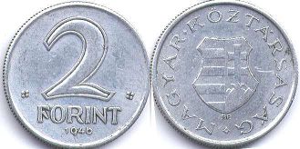 Mađarska 2 forint 1946
