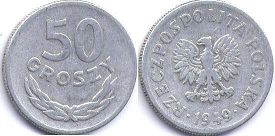 Polska 50 groszy 1949